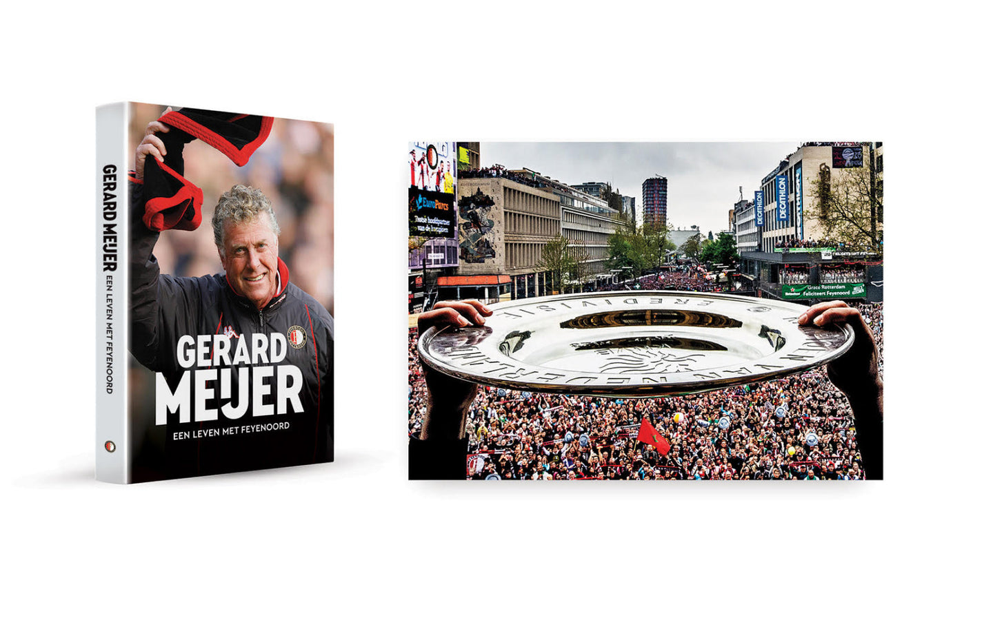 Boek Een leven met Feyenoord + Poster Schaal - afbeelding 1