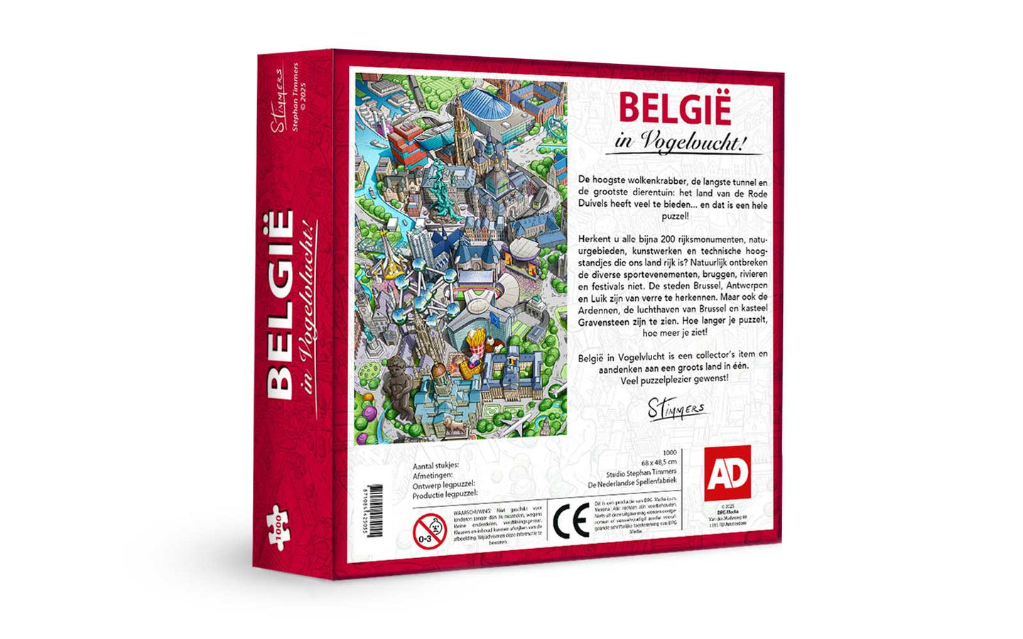 Puzzel Belgie in Vogelvlucht - afbeelding 2