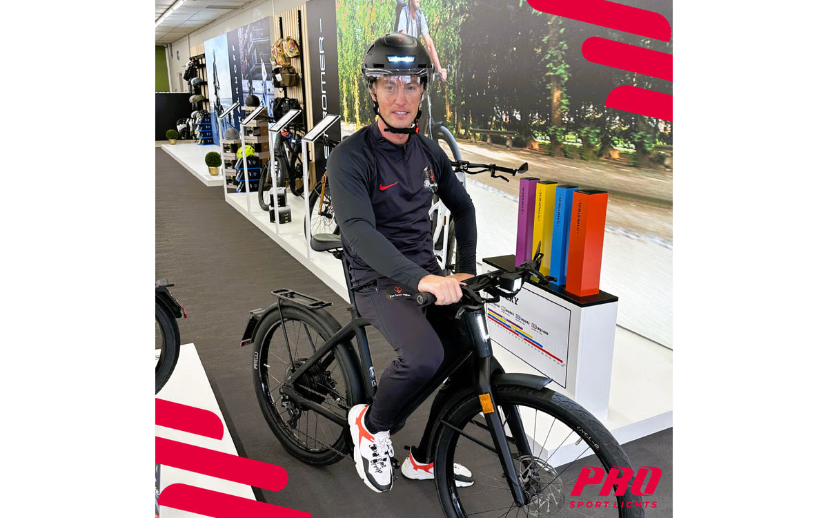 Fietshelm met vizier en oorwarmers - Pro Sport Lights - afbeelding 4