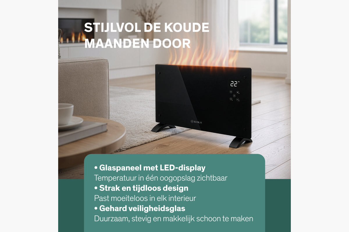 Slimme Paneel Heater 1500W - Sinji - afbeelding 10