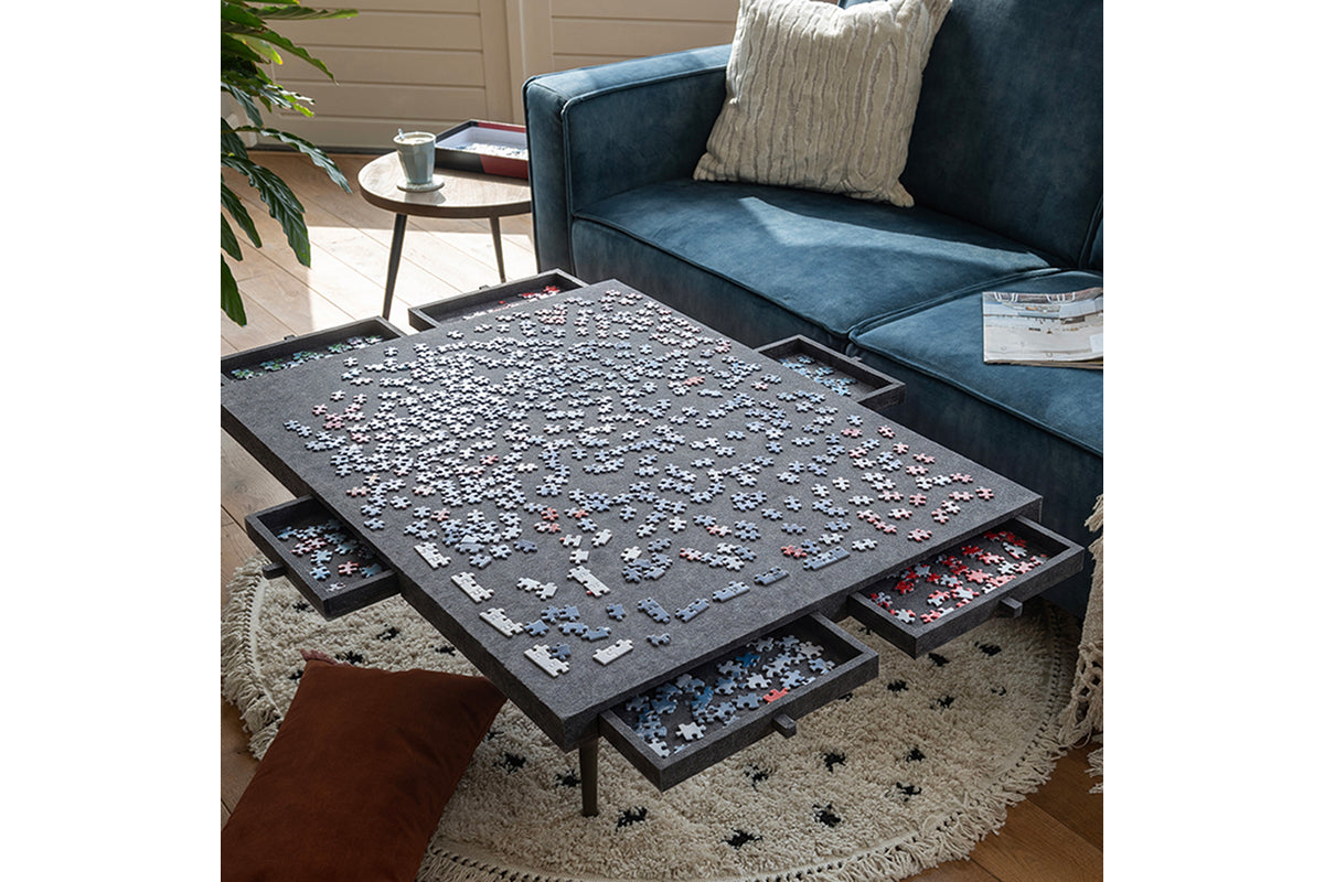 Puzzelbord Ergonomisch Ultra-Lichtgewicht Vilt met 4 lades - 1000 stuks - afbeelding 10
